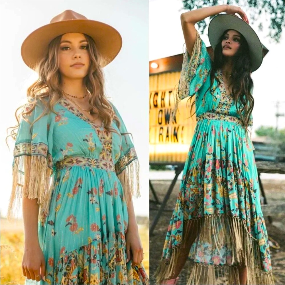 🆕✨ Spell & the Gypsy Collective Hendrix Tassel Dress 🦋 - Picture 3 of 16